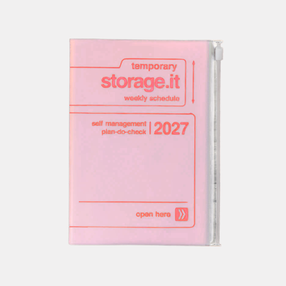Strawberry B6 Storage.It 2027 Monthly Schedule