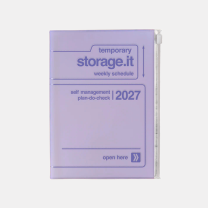 Purple B6 Storage.It 2027 Weekly Schedule