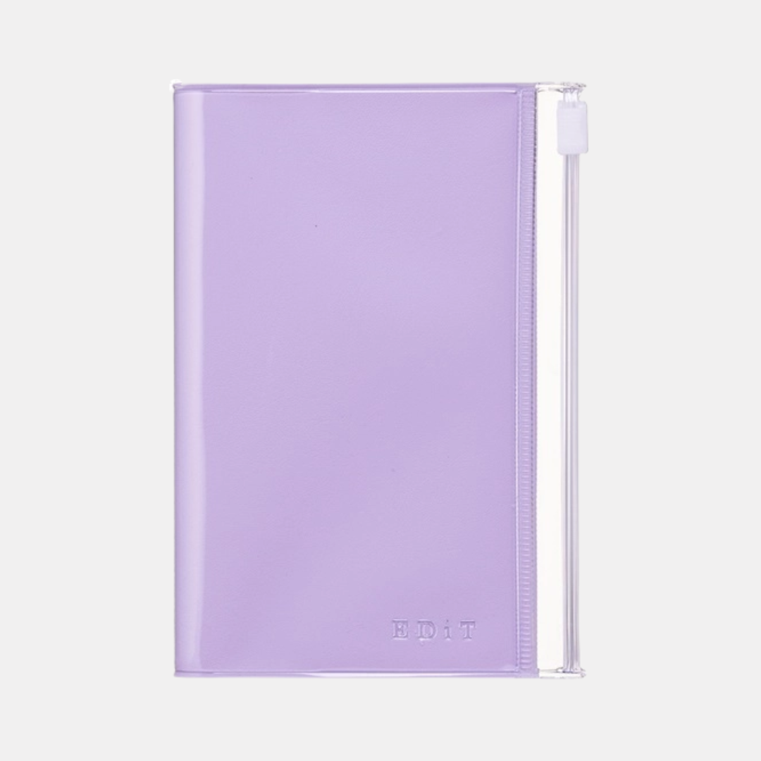 Lavender EDiT B7 Grid Notebook with Cover