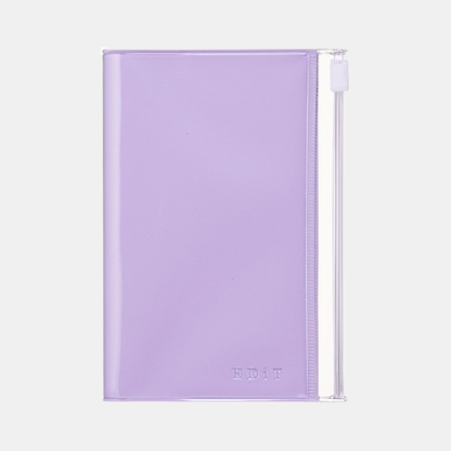 Lavender EDiT B7 Grid Notebook with Cover