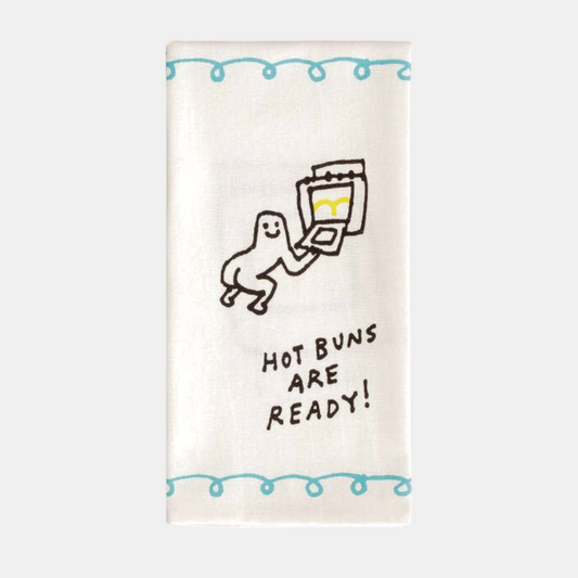 Hot Buns Tea Towel