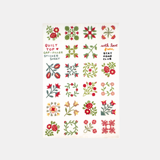 Quilt Top Sticker Sheet