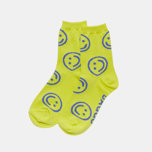 Citron Happy Crew Socks