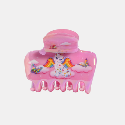 Lisa Frank Angel Kitty Hair Claw