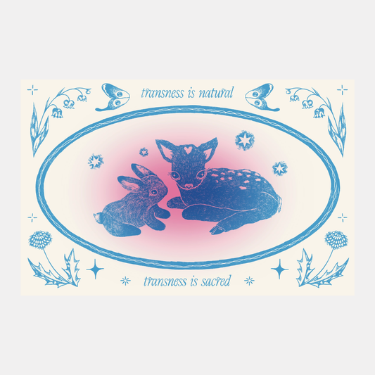 Transness is Love Risograph Print