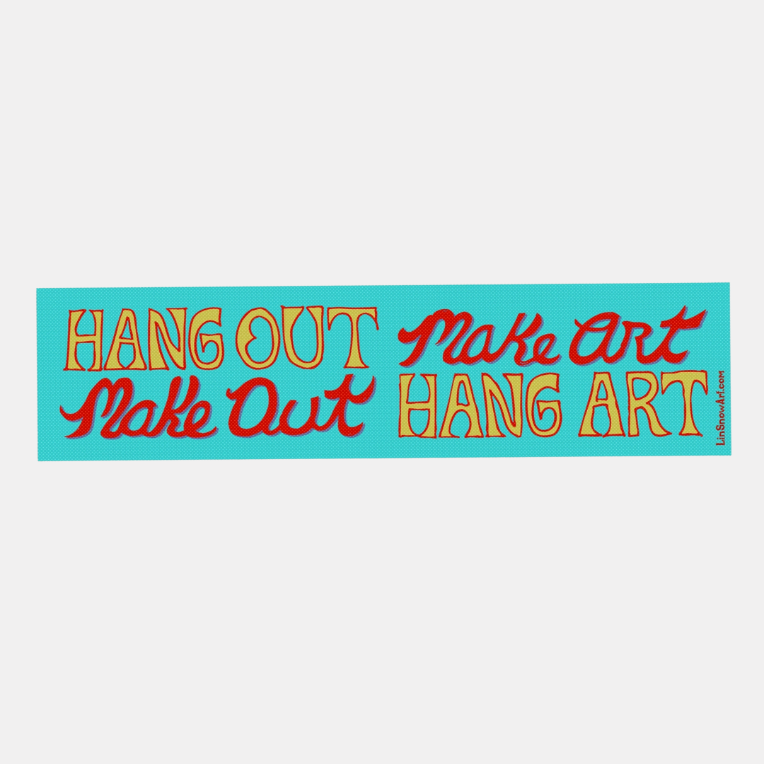 Make Art Bumper Sticker