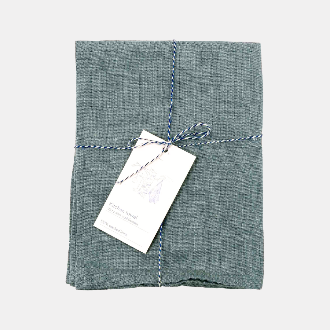 Blue Fog Linen Kitchen Towel