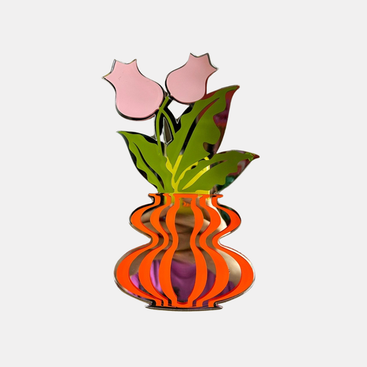 Tulip Vase Mirror