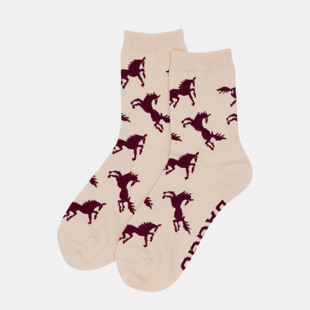 Horses Crew Socks