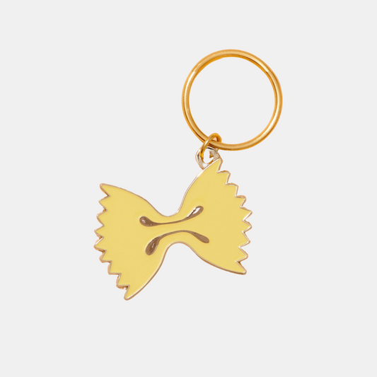 Farfelle Bowtie Pasta Keychain