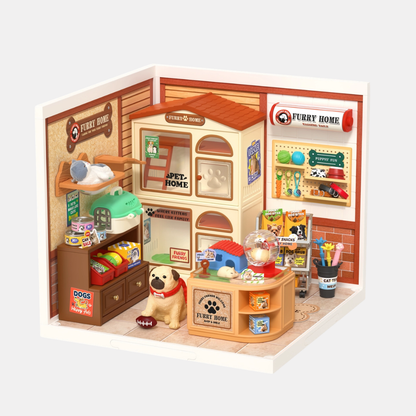 Furry Friends' Home DIY Miniature House