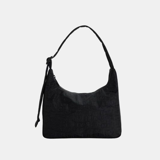 Black Mini Nylon Shoulder Bag