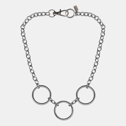 Triple Ring Chain Necklace