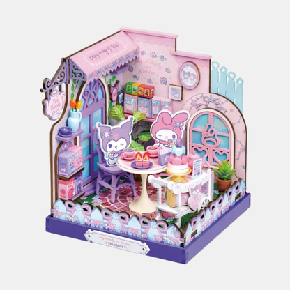 My Melody and Kuromi Tea Party DIY Miniature Kit