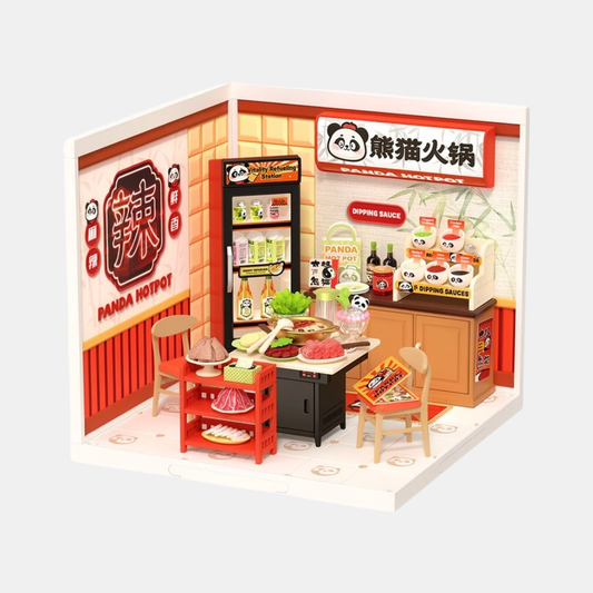 Panda Hot Pot DIY Miniature House