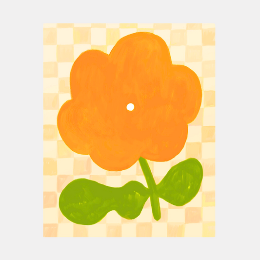 Pansy Glow Print