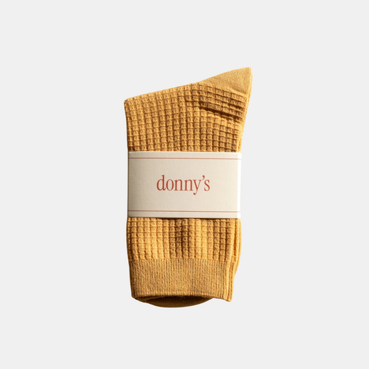 Almond Waffle Socks