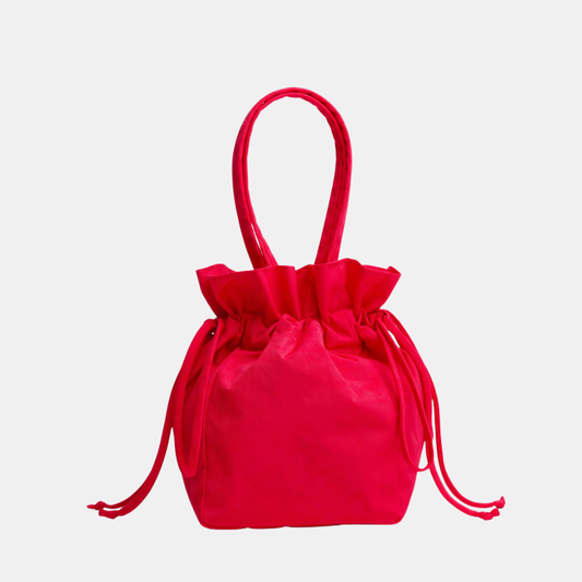 Candy Apple Nylon Drawstring Bag