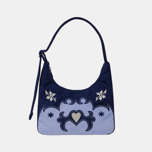 Western Applique Mini Nylon Shoulder Bag