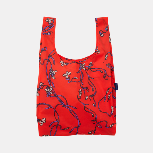 Red Snapdragon Standard Baggu