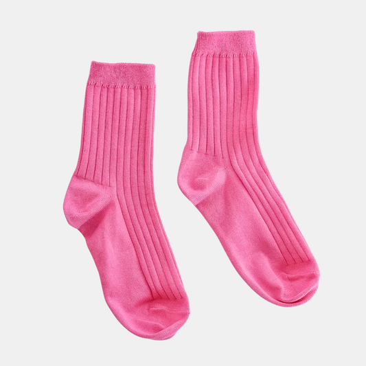 Bright Pink Her Socks