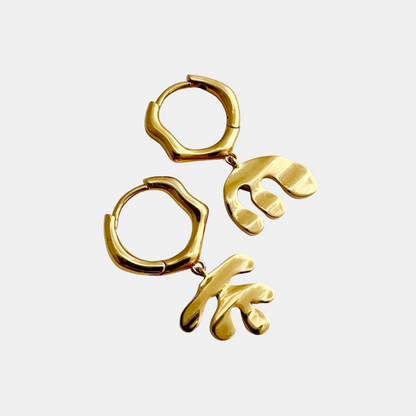 Gold Henri Hoops