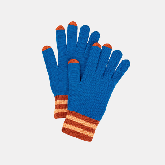 Cobalt Knit Touchscreen Gloves