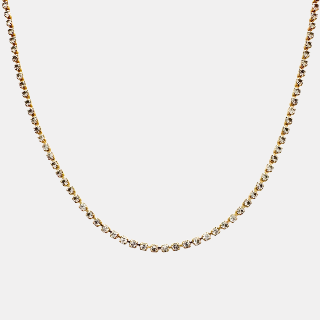 Gold Twinkle Chain Necklace