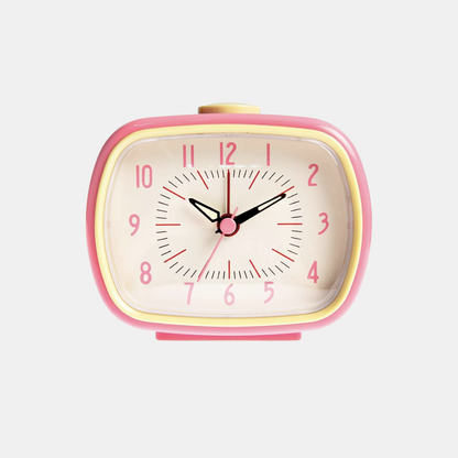 Pink Retro Alarm Clock