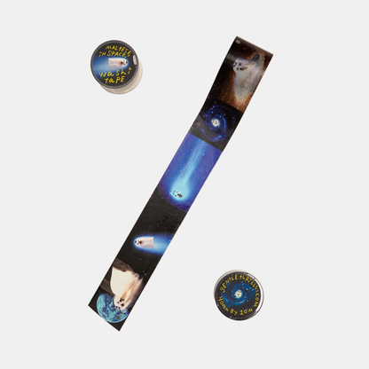 Maltese in Space Washi Tape