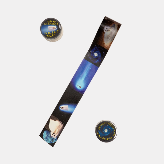 Maltese in Space Washi Tape