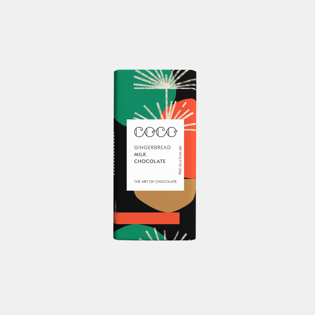 Mini Gingerbread Milk Chocolate Bar