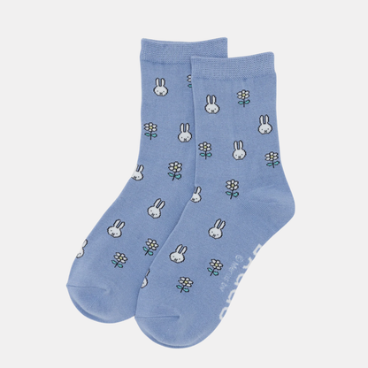 Blue Miffy Crew Socks