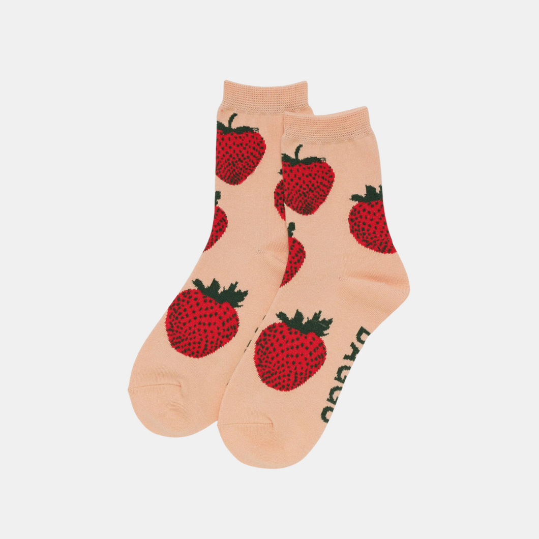 Strawberry Crew Sock