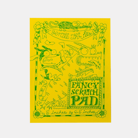 Yellow Fancy Scratch Pad
