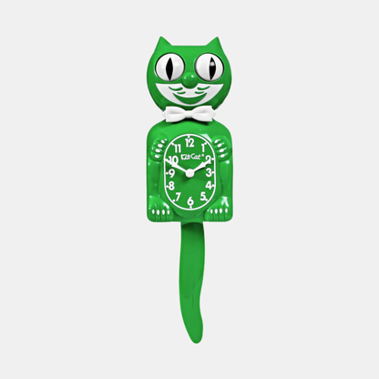 Green Kit-Cat Klock