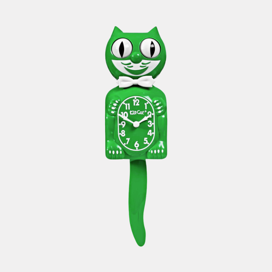 Green Kit-Cat Klock