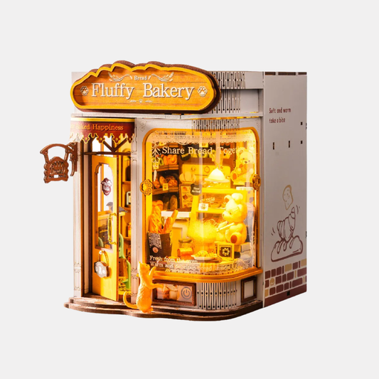 Fluffy Bakery Book Nook DIY Miniature Kit