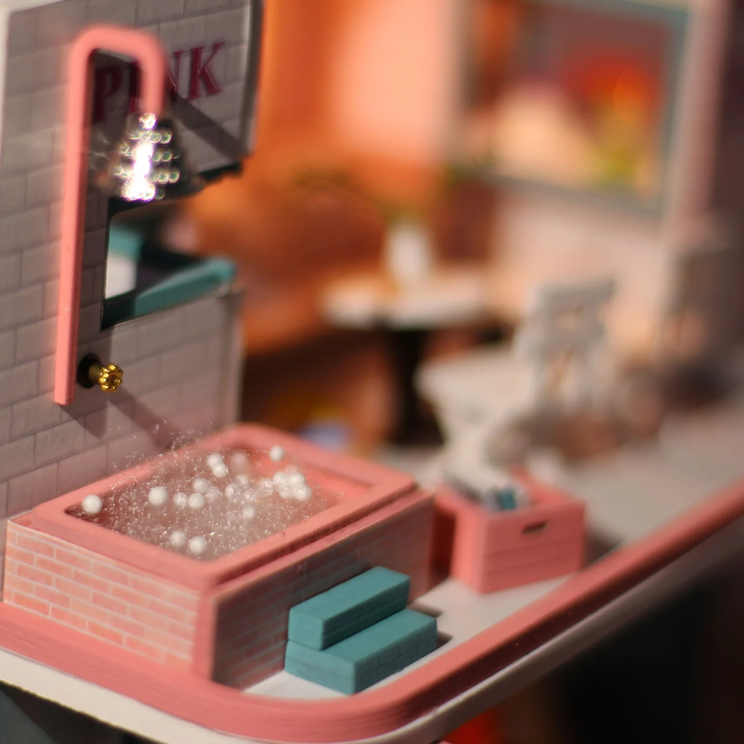 Pink Cafe DIY Miniature Kit