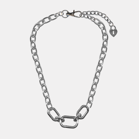 Industrial Chain Carabiner Link Necklace