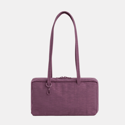 Wild Plum Nylon Bowler Bag