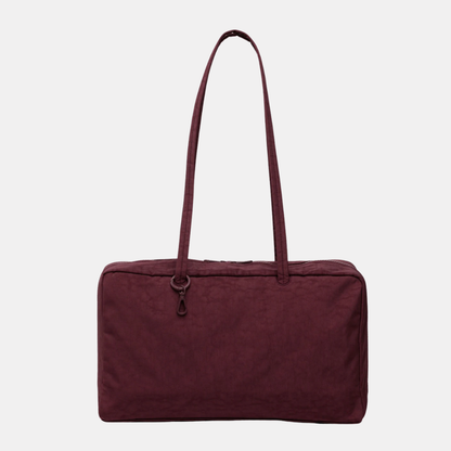 Mahogany Medium Nylon Bowler Bag