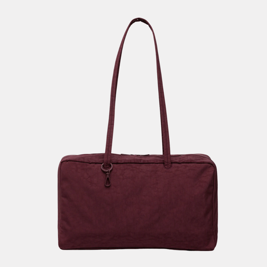 Mahogany Medium Nylon Bowler Bag