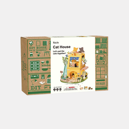 Cat House DIY Miniature Kit