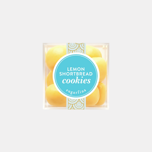Lemon Shortbread Cookie Bites