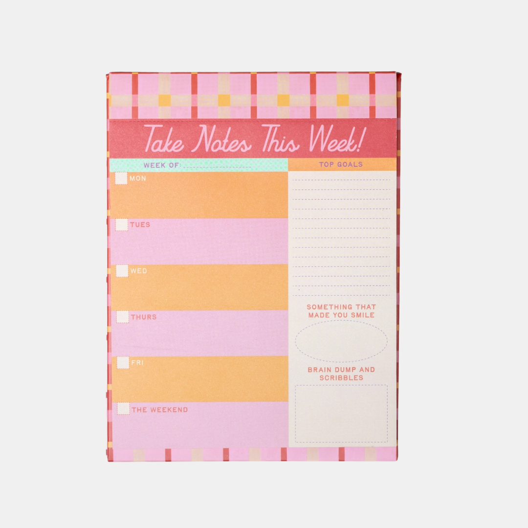 Take Notes This Week Planner Pad