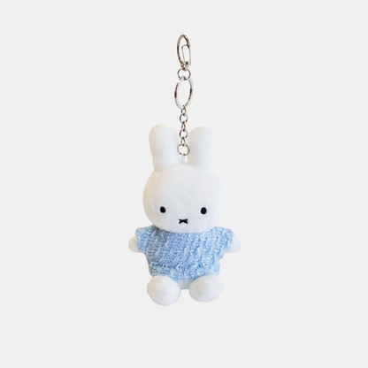 Miffy Tweed Twist Shirt Plush Keychain