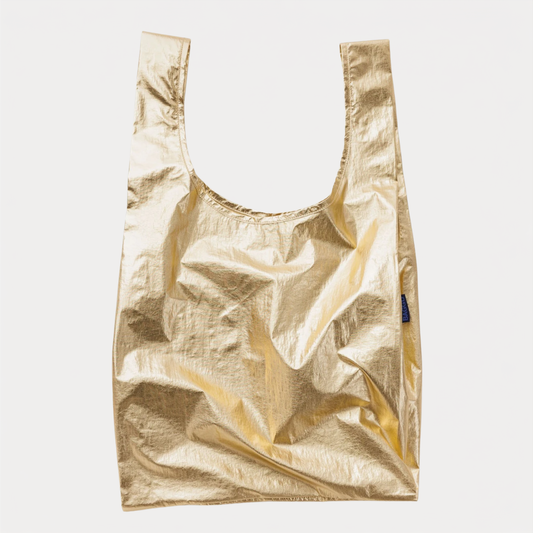 Gold Metallic Standard Baggu