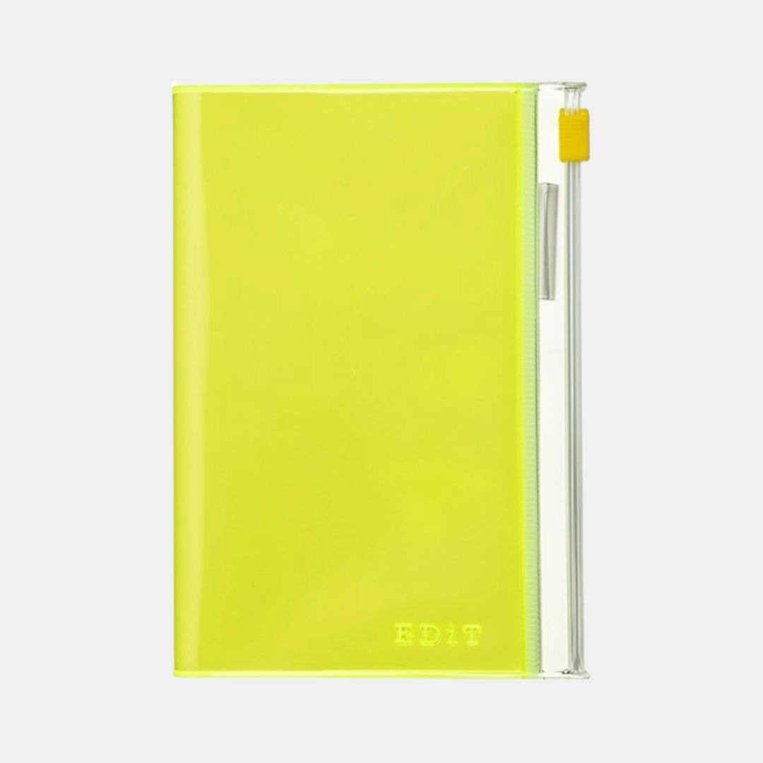 Neon Yellow EDiT B7 Grid Notebook with Cover (Copy)