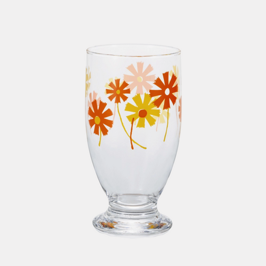 Aderia Retro Cosmos Footed Glass